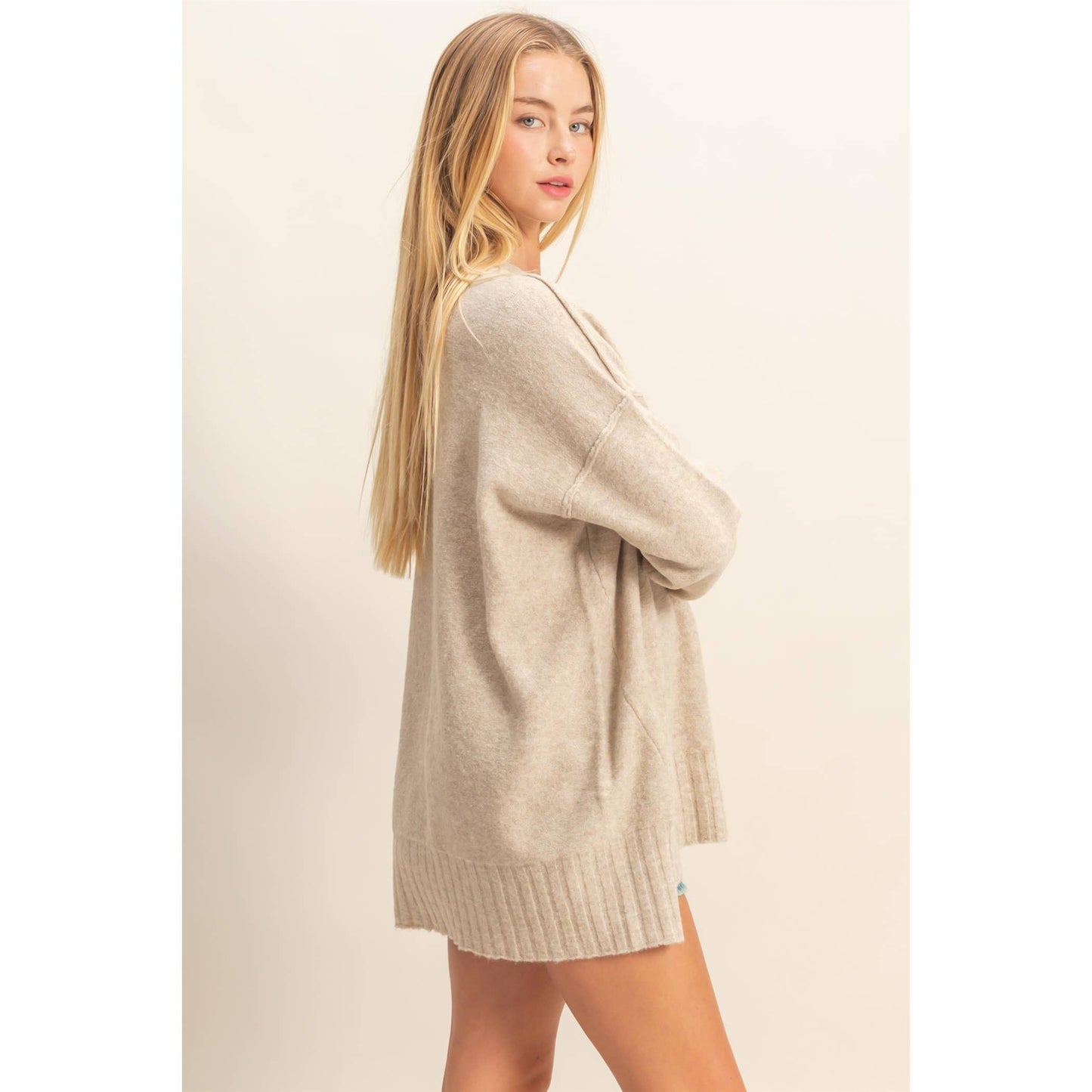 Relaxed Fit Stylish Sweater For Casual Days