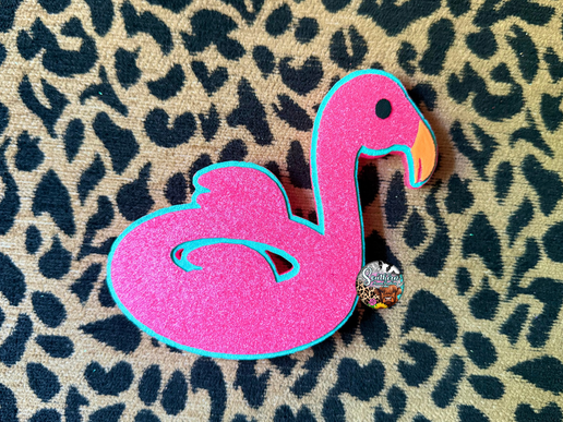 Flamingo Floatie Car Freshie