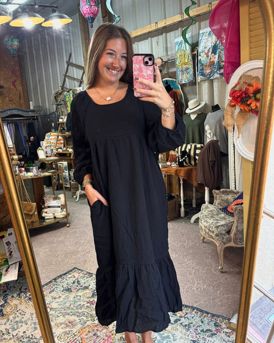 Cotton Ruffle Dress