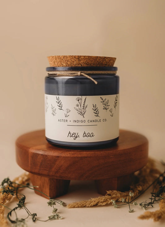 Hey Boo Candle